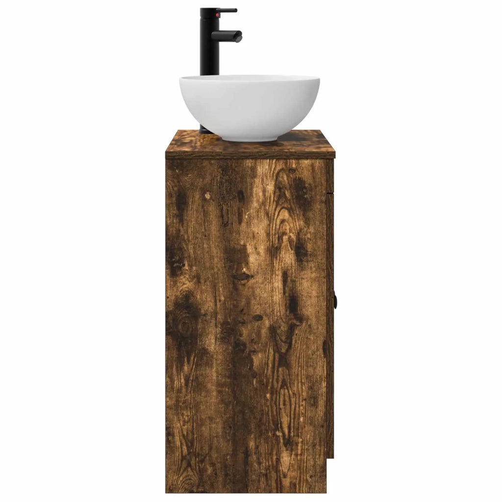 Mobile da bagno con lavabo Rovere Fumo 54 x 35 x 83 cm