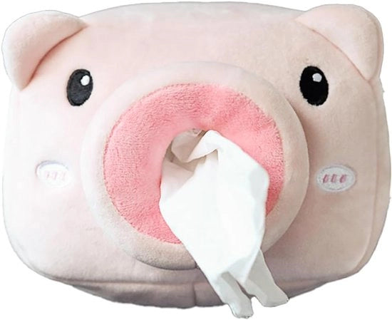 Scatola per Fazzoletti in Piuma - Tissue Box Creativa - Forma Cigno - Adatta per la Conservazione di Carta per Fazzoletti in Auto - Camera da Letto - Camera - etc (Rosso)