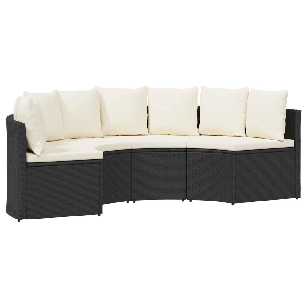 Set di divani 2 pcs Nero