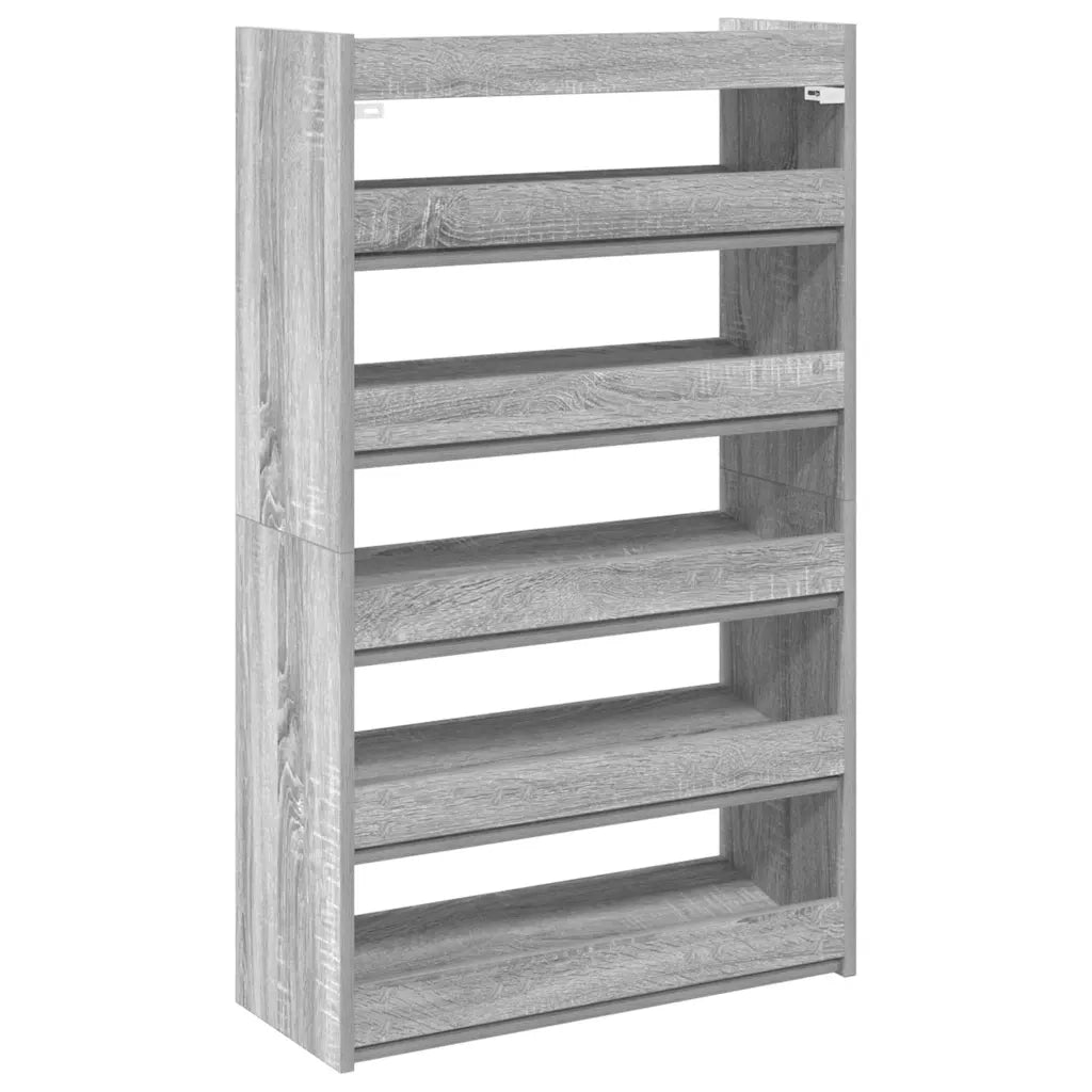 Scarpiera Grigio Sonoma 60x25x100 cm in Truciolato 859874