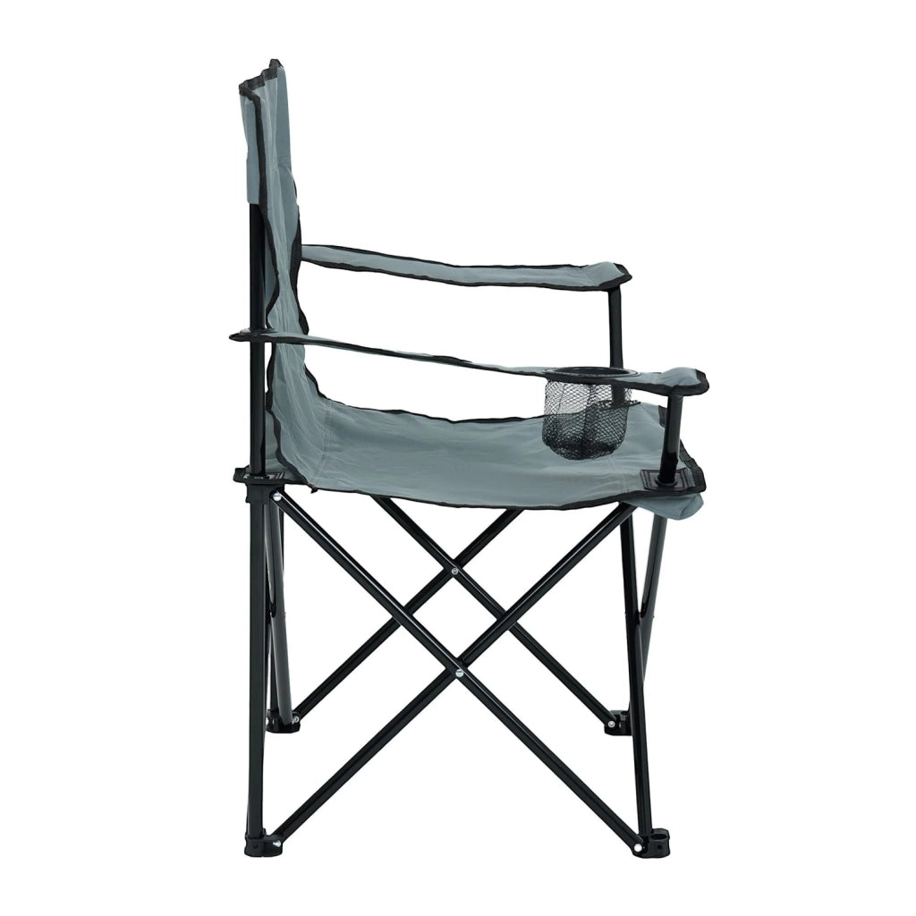 Sedia da campeggio pieghevole ANTER in grigio