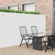 Recinzione da Giardino Bifacciale Bianca 1,8x5 m in PVC 42002623