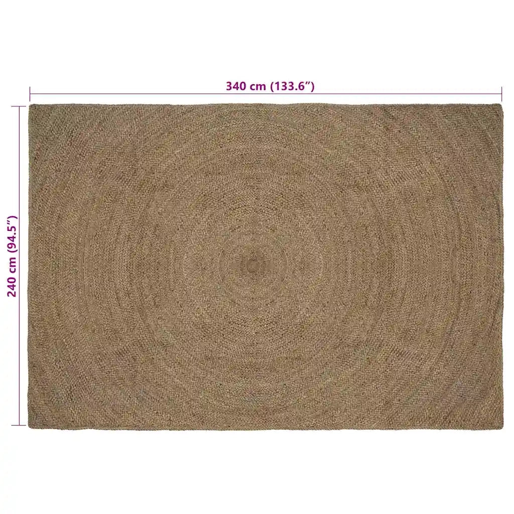 Tappeti per area Grigio 240 x 340 cm Juta 42010548