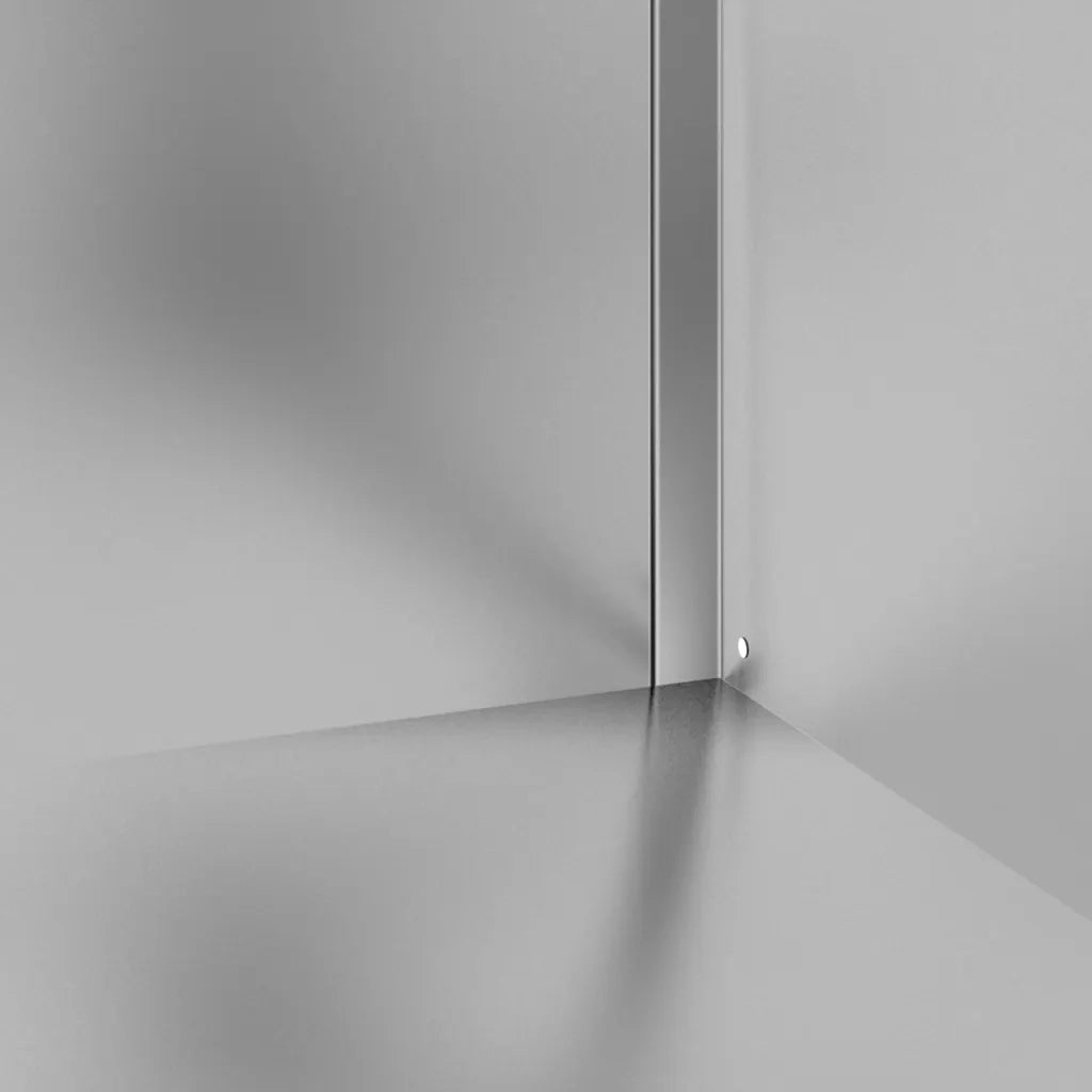 Mobiletto da cucina-Armadio da cucina Commerciale in Acciaio Inox 60x60x96 cm