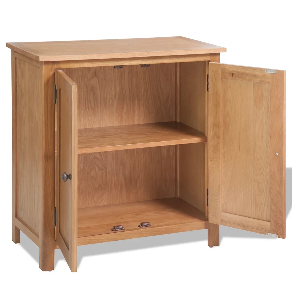 Credenza 70x35x75 cm in Legno Massello di Rovere 243933