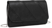 Clutches per Donna, Borse per la Sera con Grande Capacità, Pelle PU, 2 Chiusure Magnetiche - Cerniera, Eleganti per Feste, Matrimoni, Ricevimenti, Gala