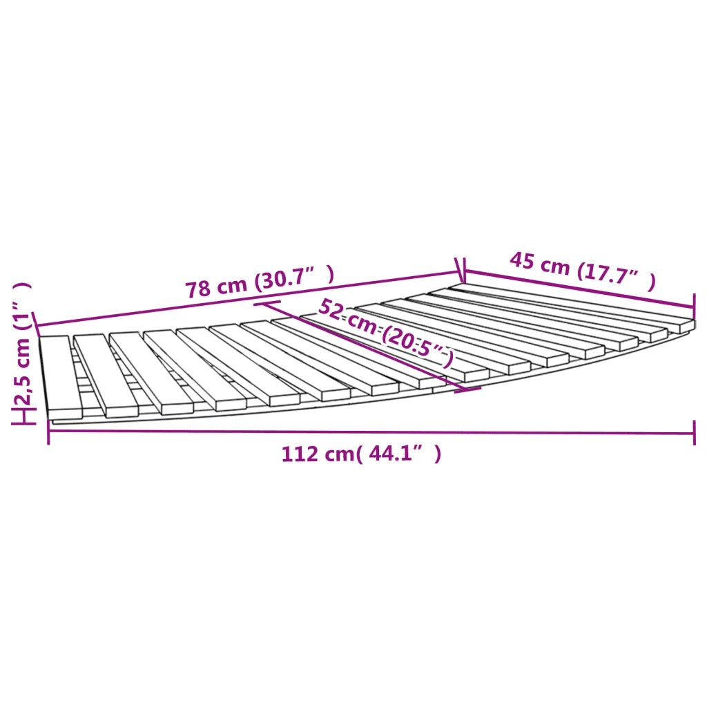 Bordo per Spa Nero in Polyrattan e Legno Massello di Acacia 3270638