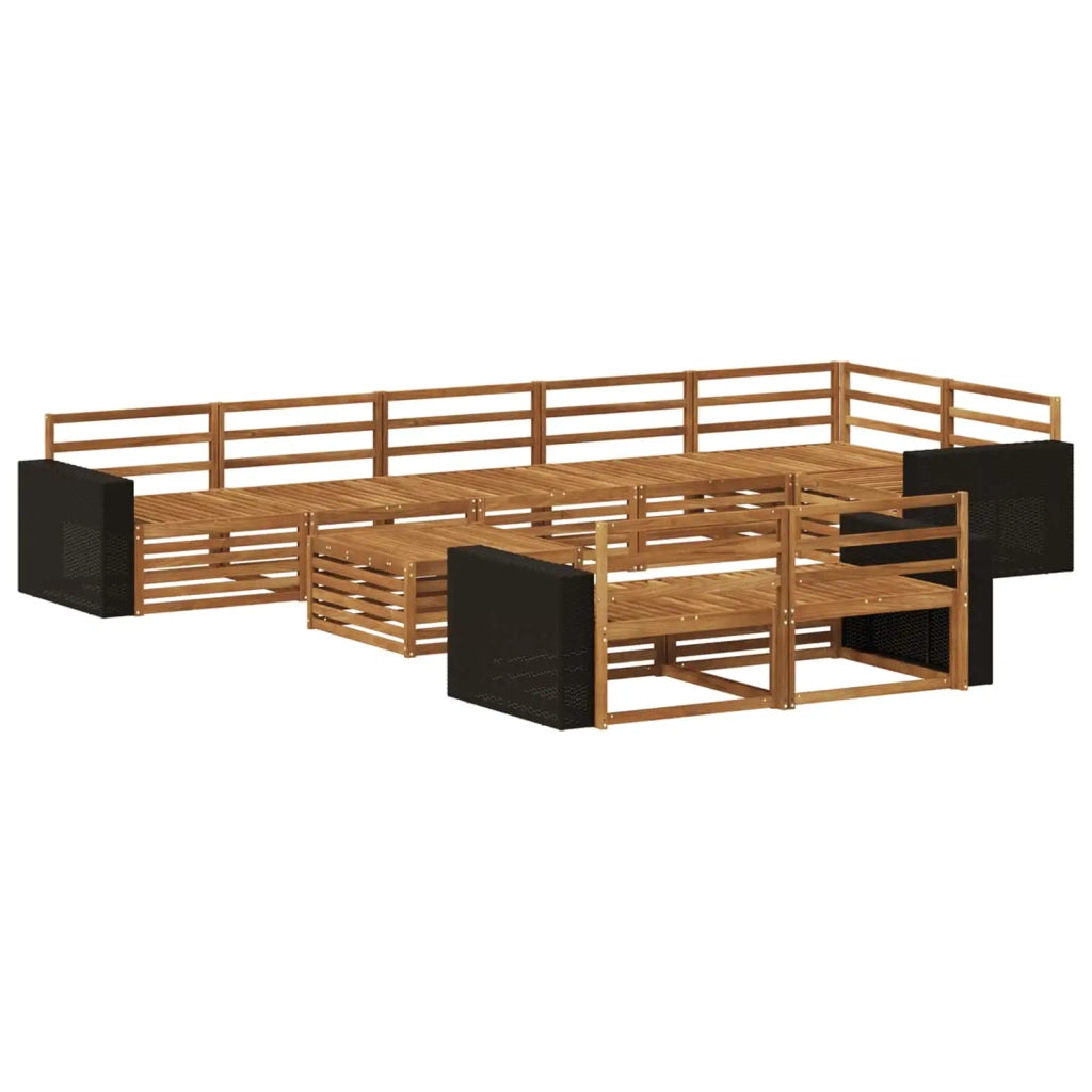 Set di divani da esterno 9 pz 3383542