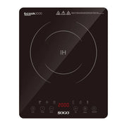 Piastra induzione portatile 2000W con controllo touch digitale, 9 livelli potenza e timer 180 min per cucina mobile - Sogo