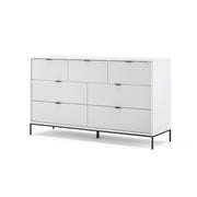 Vicco Credenza  Bianco 42 x 81 cm con 7 cassetti