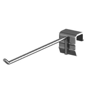 GANCIO SEMPLICE X BARRA MARKET - ZINCATO MM 200- 5 pezzi
