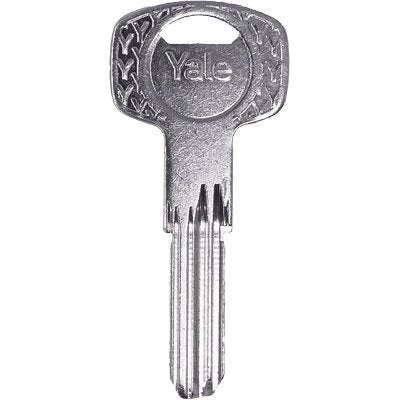 CHIAVE PUNZONATA YALE SERIE Y1500 NEW ORIGINALE - OTTONE NICHELATO- 5 pezzi