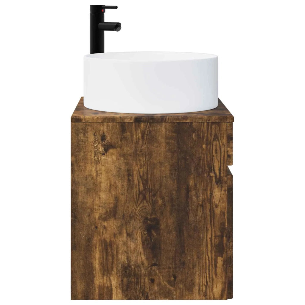 Mobile lavabo da parete Rovere Fumo 49 x 44,5 x 65,5 cm