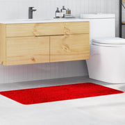 Tappetino da bagno rettangolare rosso 70x120 cm in polipropilene antiscivolo