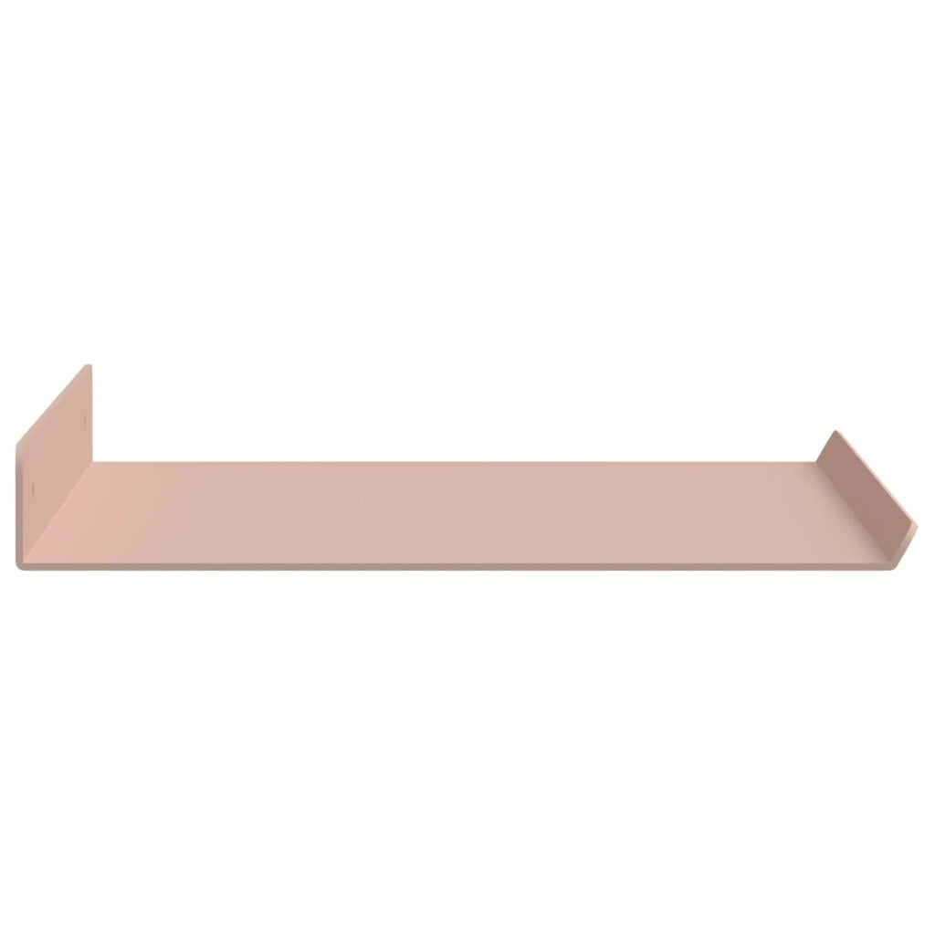 2 pz Mensola | Ripiano | Scaffale sospesa Rosa 40 x 18 x 2,5 cm Acciaio
