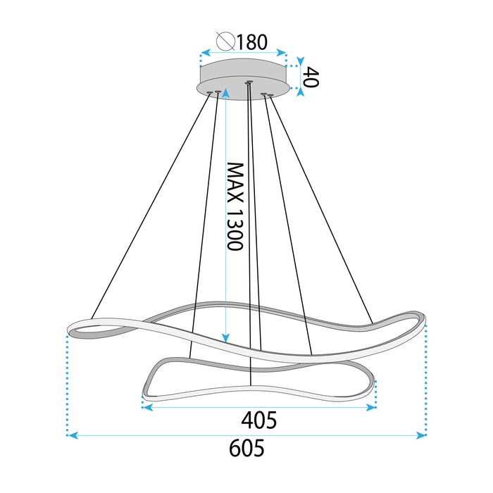 Lampada A Sospensione Lhj017-cp2 Gold