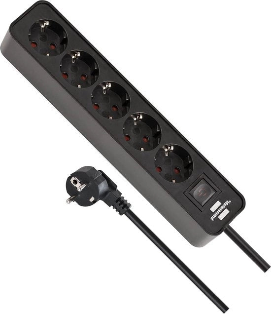 Scatola di connessione 5-fuochi 15 m con interruttore nero 

Modello: EC-1234
Compatibile con: 16 A, 250 V
Certificato: CE