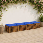 Cuscini per Sedia in 4 Pezzi SOEST 4 pz 100% Poliestere 944966