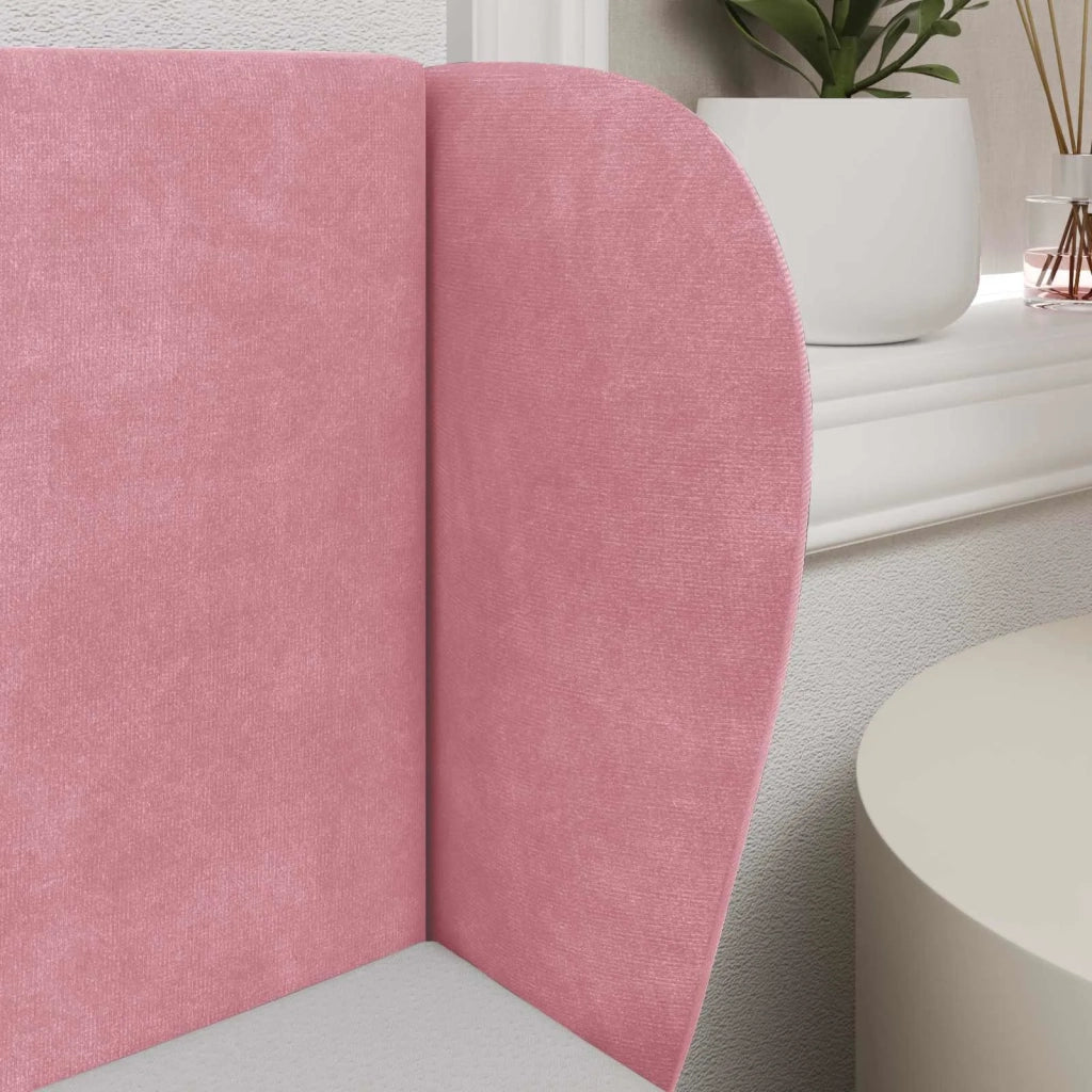 Orecchia della Testata Rosa 40 x 23 x 6 cm Velluto CFW3049667