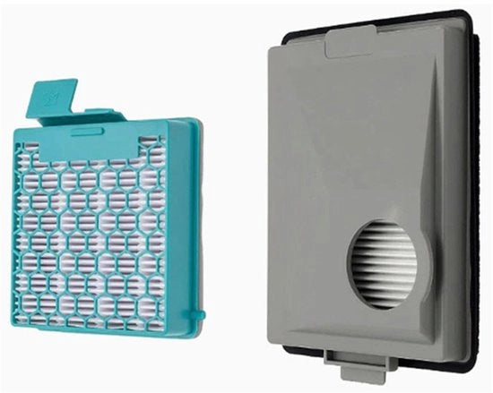 Due filtri di sostituzione per aspirapolvere compatibili con Miele per Boost per modelli CX1 filtro a carbonio HEPA 11639240 SF-HY 60 CX-FSF