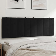 Cuscino Testiera Hanko Nero 120 cm in Velluto 374663