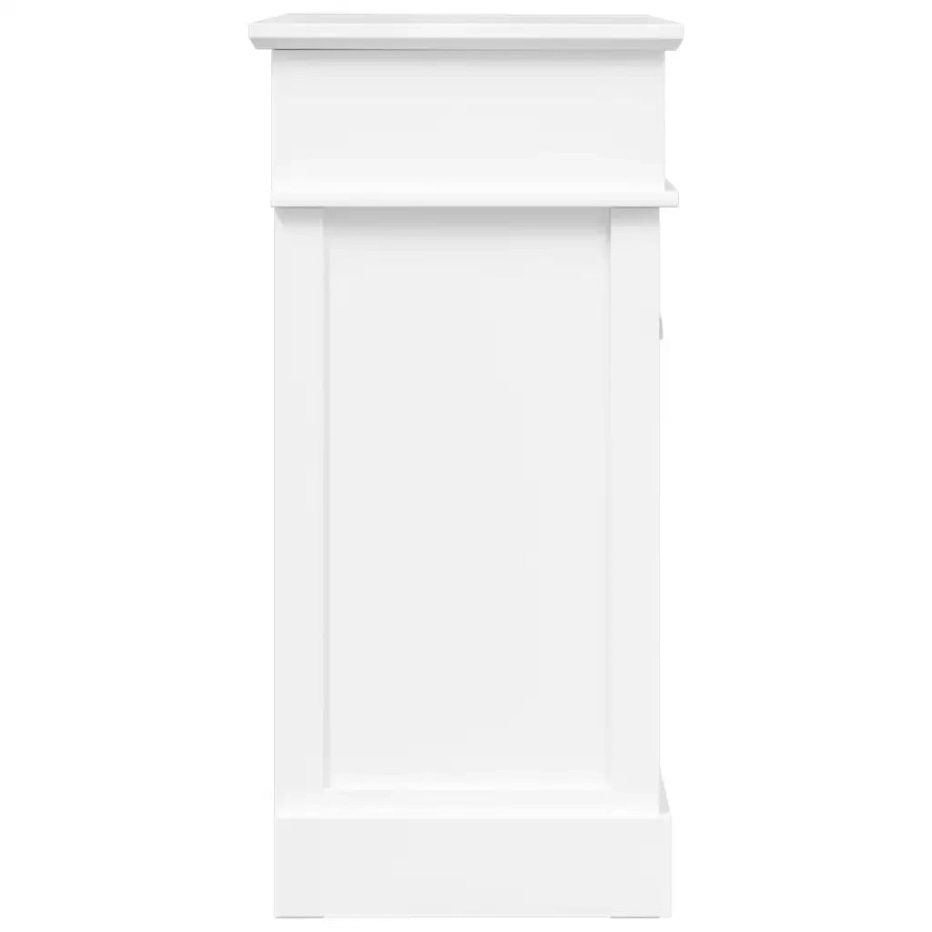 Scarpiera Bianca 50x28x58 cm in Legno di Paulownia 284083