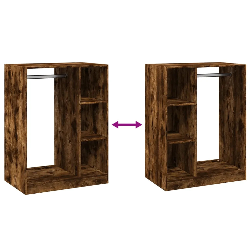 Armadio Rovere Fumo 77x48x102 cm in Legno Multistrato CFW8333914