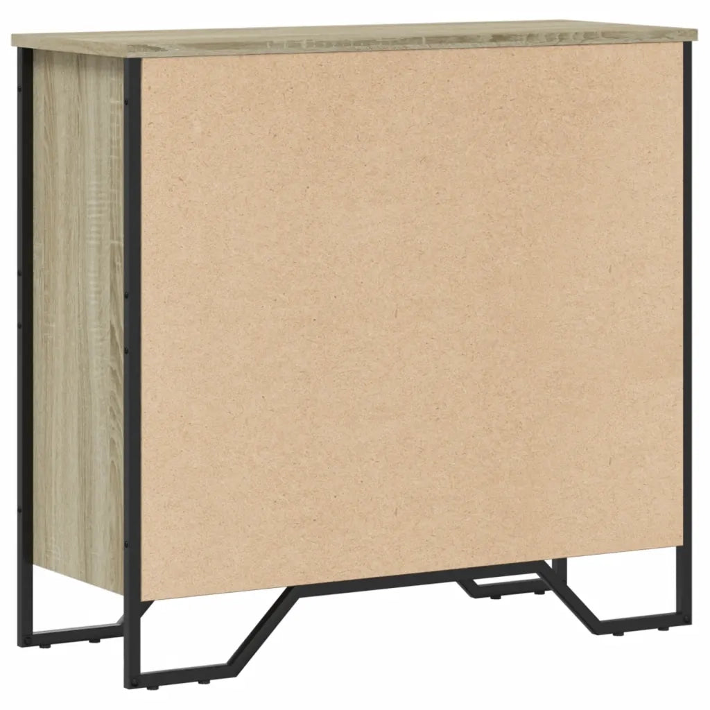 Libreria-Scaffale per Libri-Mobile di Stoccaggio Rovere Sonoma 80x31x74,5 cm in Legno Multistrato