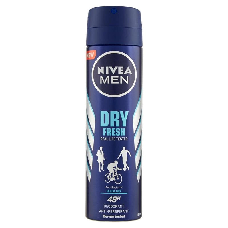 NIVEA MEN DEODORANTE SPRAY DRY FRESH QUICK PER CORPO 48H - 150 ML