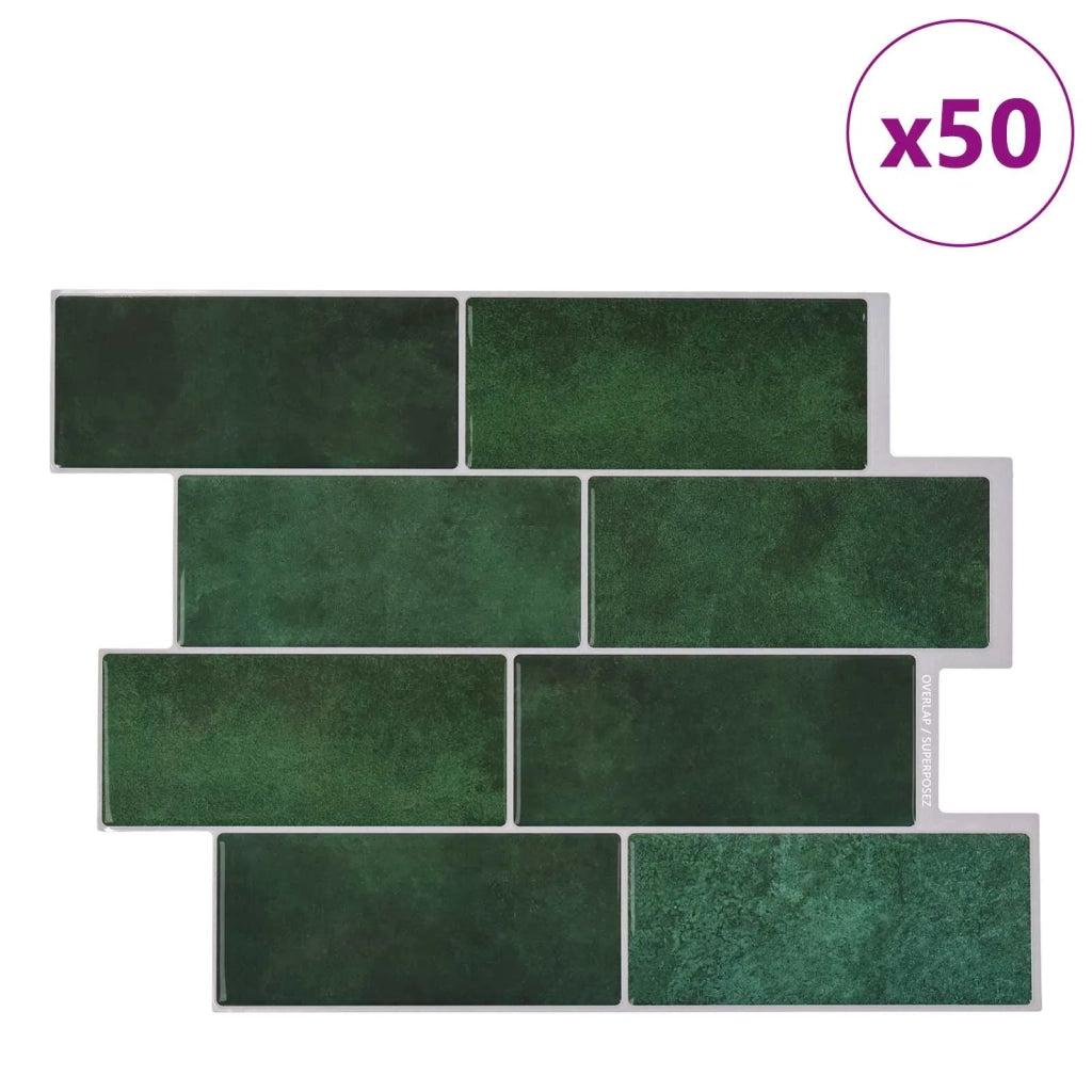 Piastrella subway 50 pcs Verde Scuro 29 x 21 cm