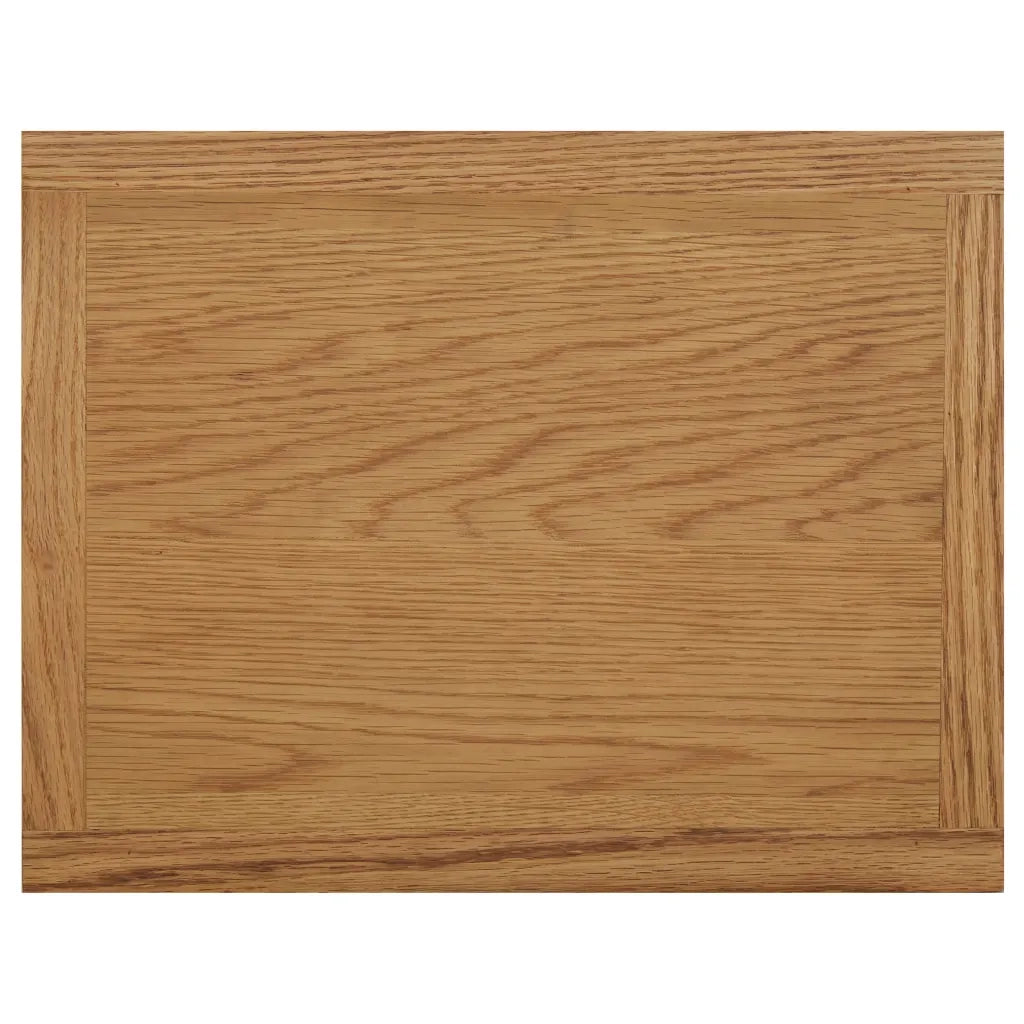 Tavolino con Portariviste 45x35x55 cm Massello di Rovere 289183