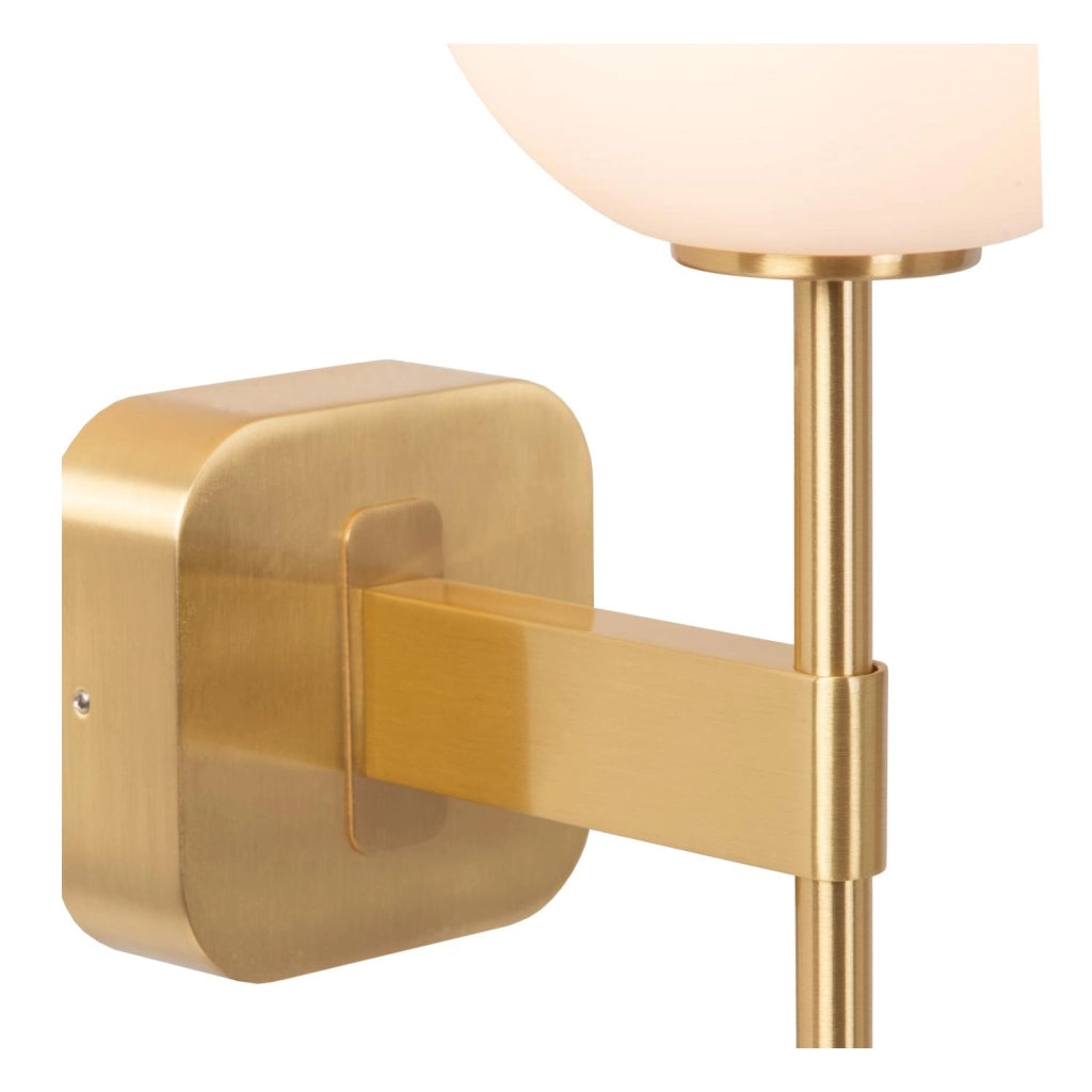 Applique bagno ELDA 1xG9 oro vetro sfera IP44 Lucide