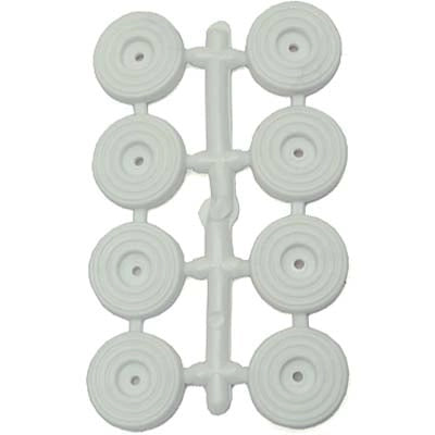 GOMMINO SOTTOSEDIA PRONTY - BIANCO D.MM 25 + VITE CF=PZ 8- 12 confezioni