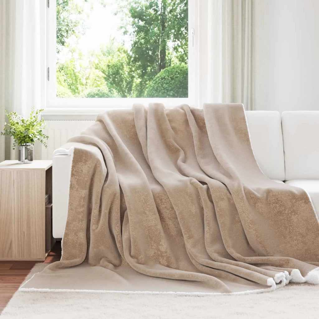 Coperta Cammello 220 x 240 cm Panno