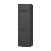 Vicco Armadio frigorifero Grigio scuro 60 cm