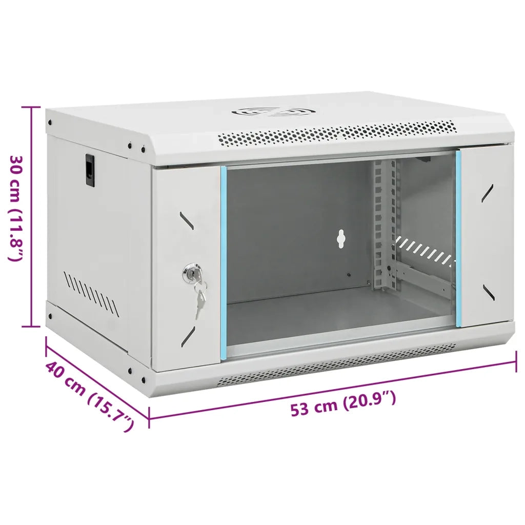 Armadio di rete a parete 6U 19" IP20 53x40x30 cm CFW6662739