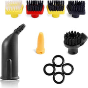 Set di accessori premium per aspirapolvere a vapore - Nozzle set con guarnizione di chiusura e 5 setole - Kit di ricambio aspirapolvere a vapore con caratteristiche 1, caratteristiche 2, caratteristiche 3