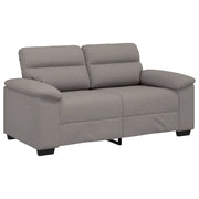 Divano | Divano da soggiorno | Sofa a 2 Posti Tortora 160x81x84 cm in Tessuto