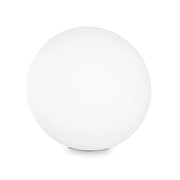 Piantana Sferica da Giardino in Policarbonato Bianco Attacco E27 IP65 Ø 40 - 35 cm - Illuminazione Esterna per Camminamenti e Aree Verdi - Rossini