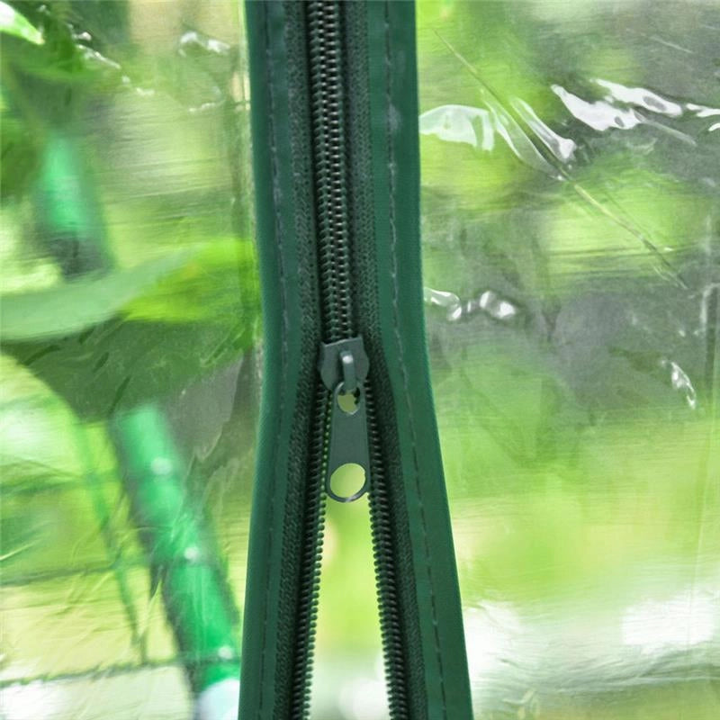 SERRA DA GIARDINO IN PVC TRASPARENTE SCAFFALI PER PIANTE 143 X 143 X 195 CM