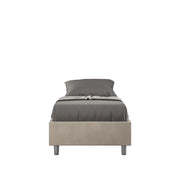 Letto Singolo Sommier 80x190 cm Senza Rete Azelia Sabbia