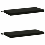 Cuscini per Panchina a 2 Pezzi SOEST 2 pz 100% Poliestere Nero 948647