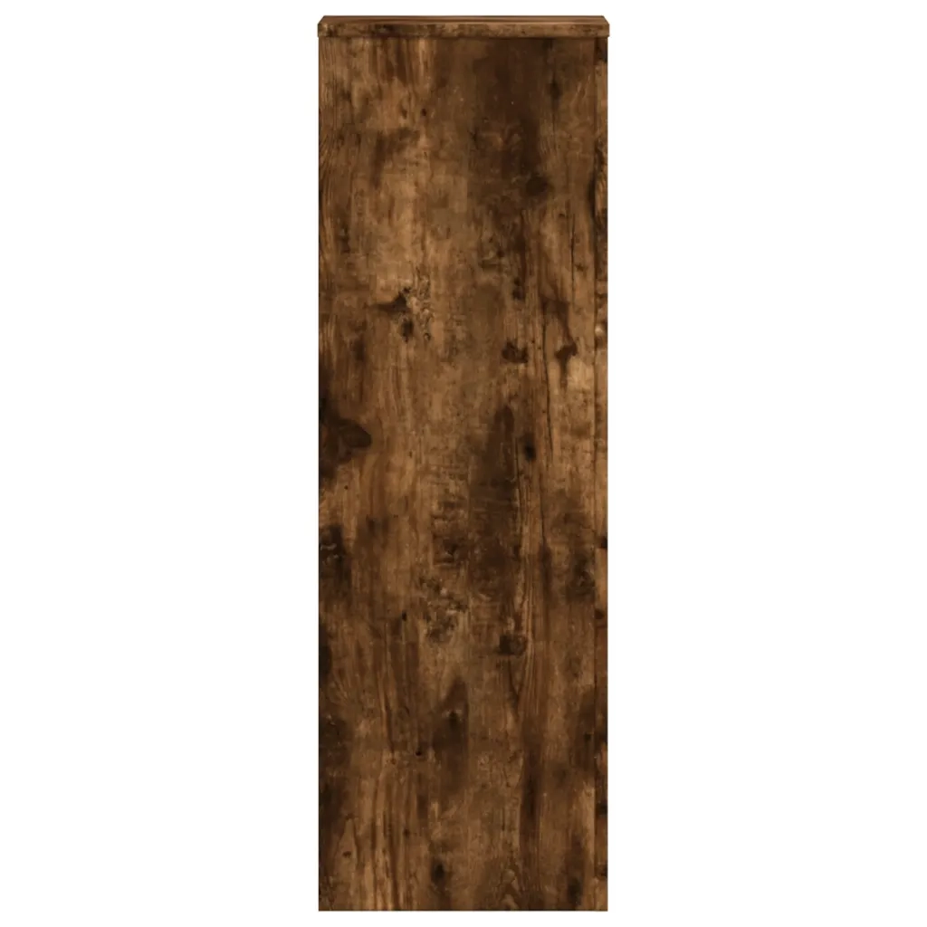 Supporti per Piante 2 pz Rovere 33x33x100 cm Legno Multistrato