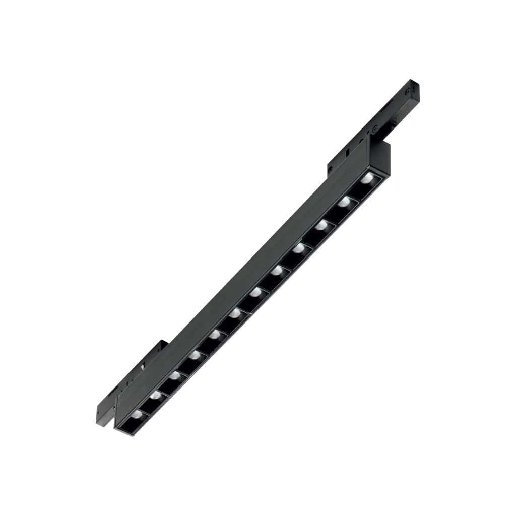 Sistema Lineare Deva 1 Luce Led Integrato Nero 10W Ip20