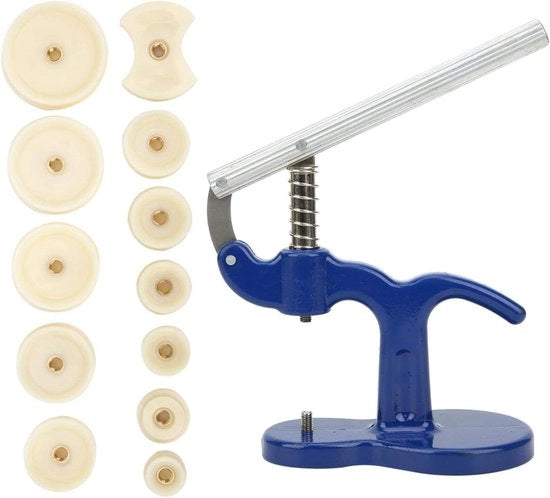 Kit di strumenti per orologi per uso professionale - Incluso set di pressa orologio manuale - Duraturo - Per la riparazione di orologi