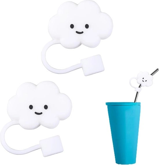 Tappi Silicone con Foglioline - Accessori Stanley Cup - Tappi per Biberon Ermetici per Bere in Modo Sicuro e Pratico - 2 Pezzi