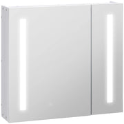 Specchio con Luce LED per Bagno ¨C zephmum ¨C Bianco 70x15x65cm