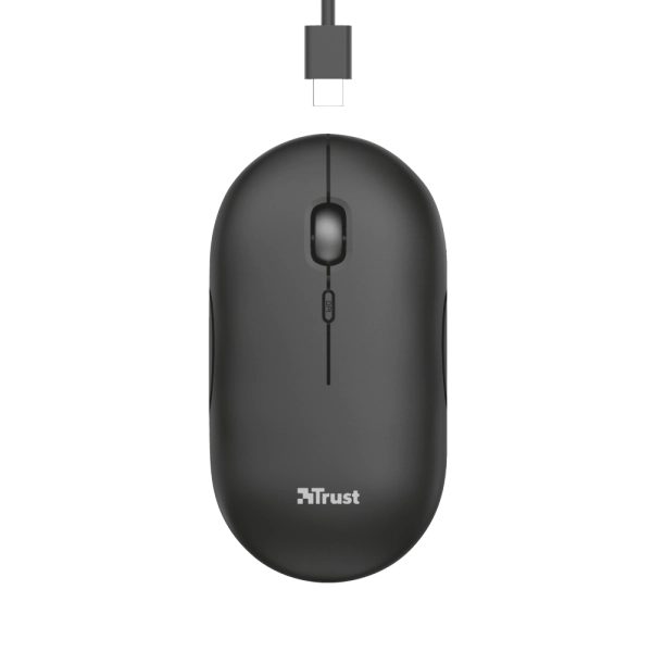 MOUSE PUCK WIRELESS BLUETOOTH BLACK