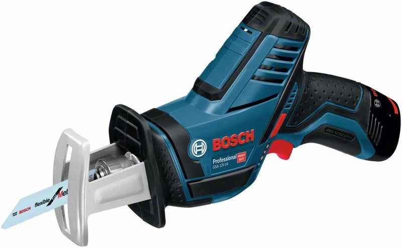 Mini sega a gattuccio universale Bosch a batteria 12V completa GSA 12V-14