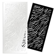 TIGER - Pannello in PVC traforato - Parasole Colore: nero, Misura: 50x150 cm